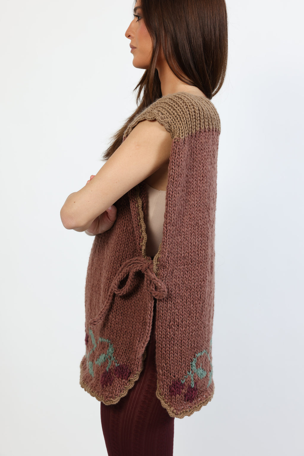 one size vest boat neck