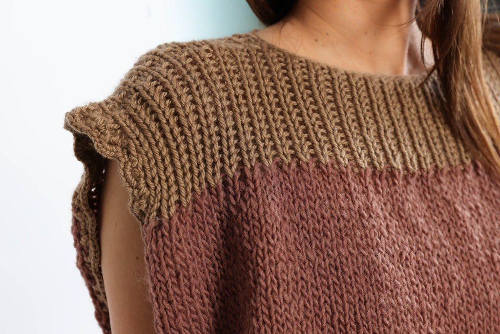 one size vest boat neck